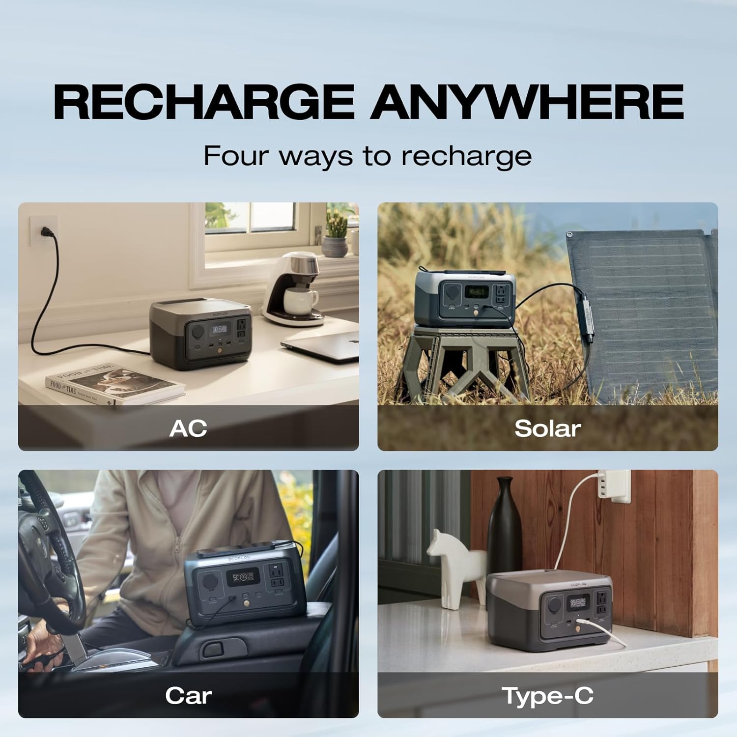 ECOFLOW RIVER 2 PORTABLE POWER STATION 256WH EFR600 - Image 7