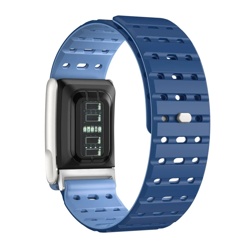 WHOOP 5.0 BREATHABLE MAGNETIC WRIST BAND STRAP BLUE - Image 3