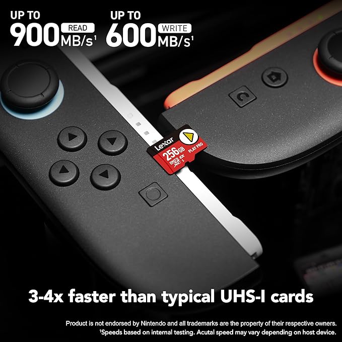 LEXAR PLAY PRO MICROSDX EXPRESS CARD 256GB 900MB/S LMSXPS0256G-BNNNG - Image 2