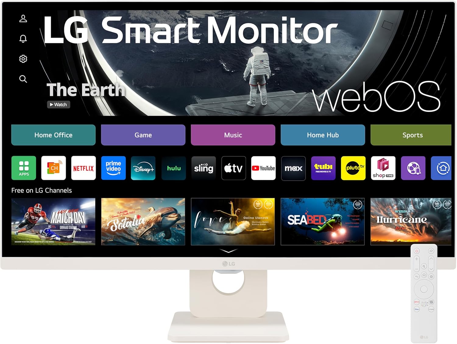LG 27 INCH FHD IPS MONITOR WITH SLIM DESIGN THINQ CONTROL PANEL MAGIC REMOTE 27U511SA-W - Image 7