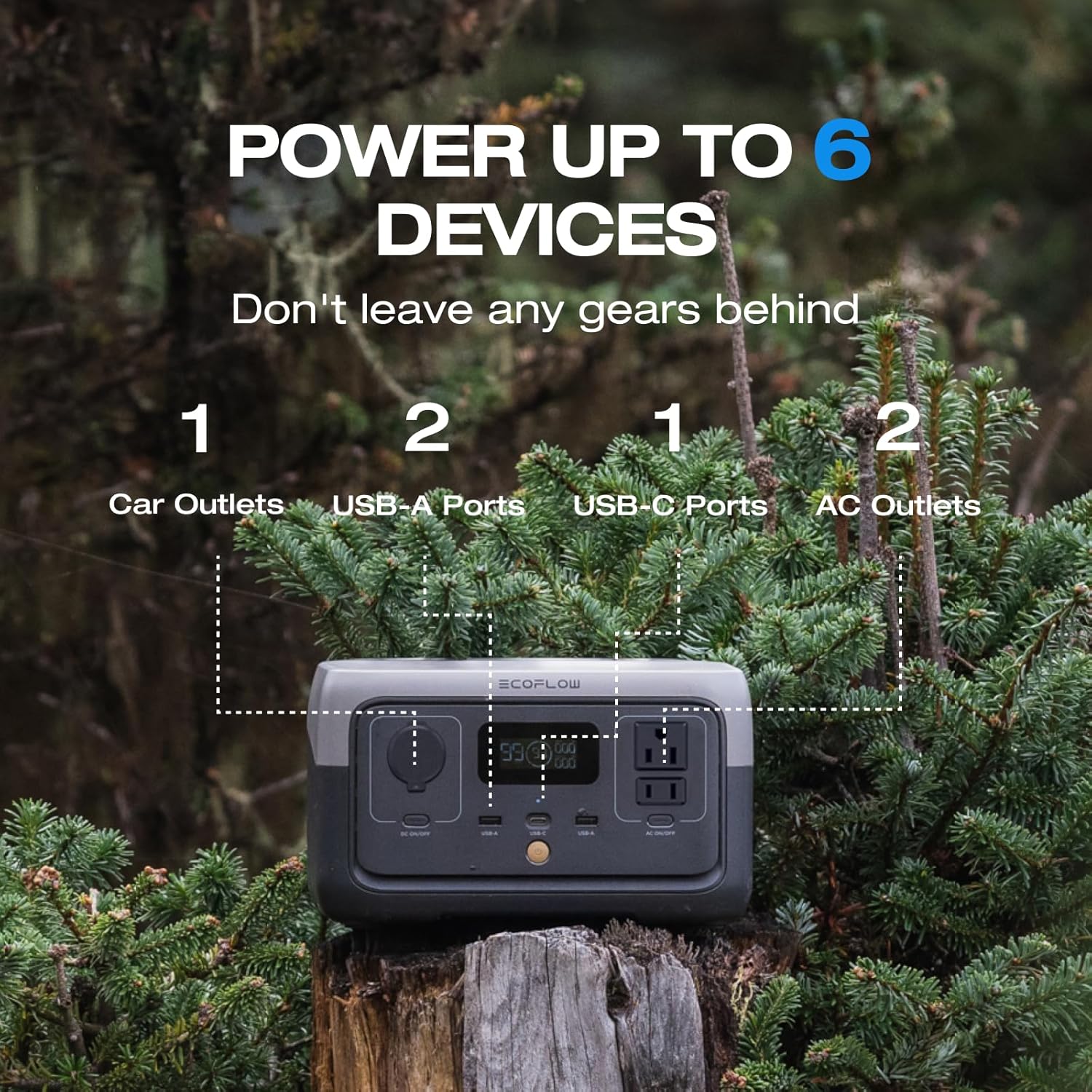 ECOFLOW RIVER 2 PORTABLE POWER STATION 256WH EFR600 - Image 5