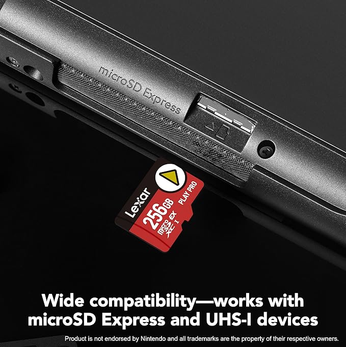 LEXAR PLAY PRO MICROSDX EXPRESS CARD 256GB 900MB/S LMSXPS0256G-BNNNG - Image 4