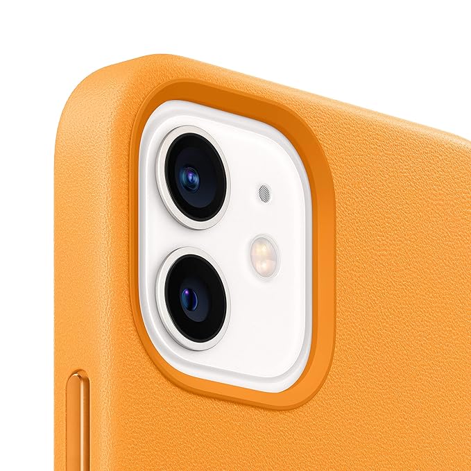 APPLE IPHONE 12/12 PRO LEATHER CASE WITH MAGSAFE CALIFORNIA POPPY MHKC3 - Image 3
