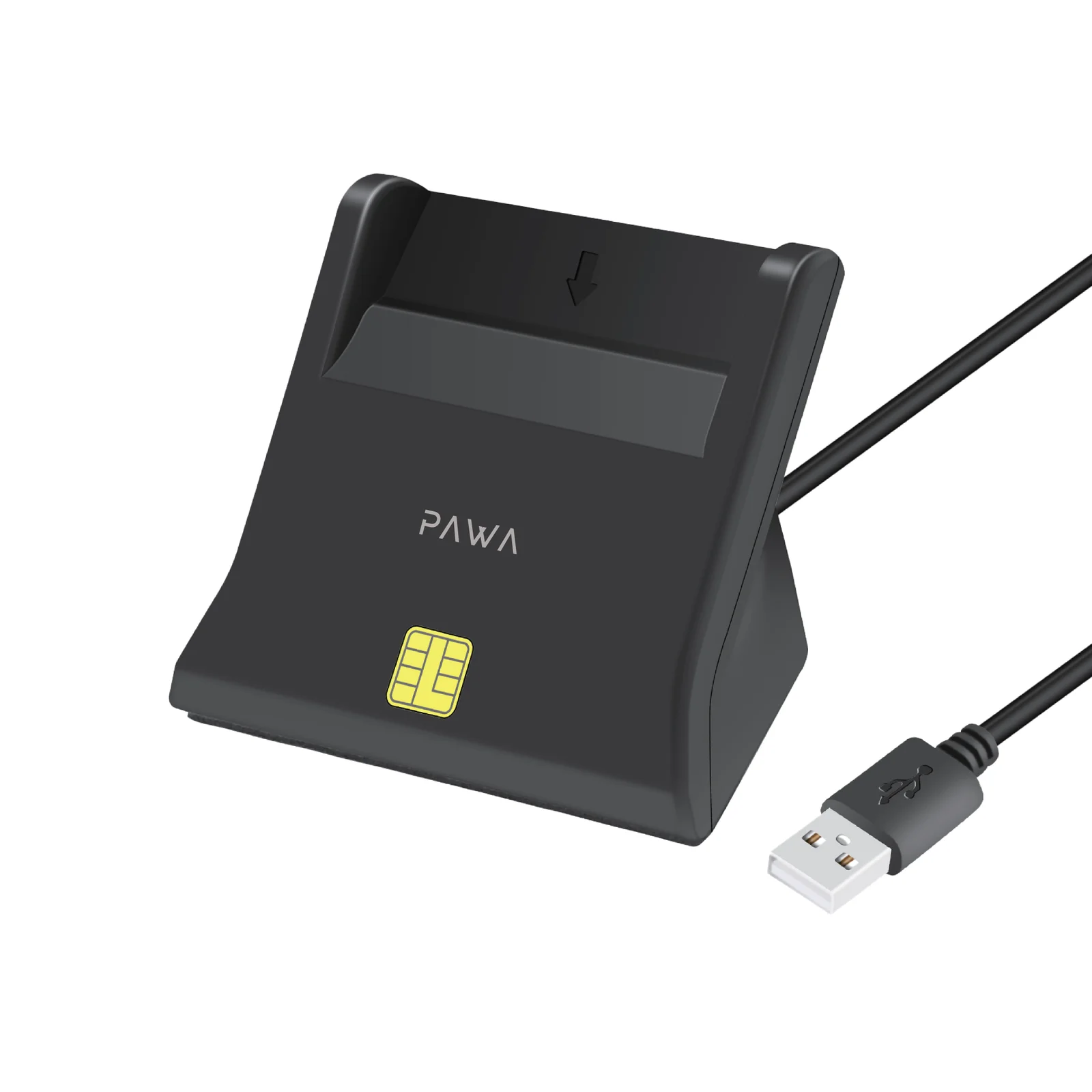 PAWA SINGLE SLOT SMART CARD READER BLACK PWATCDR110-BK - Image 4