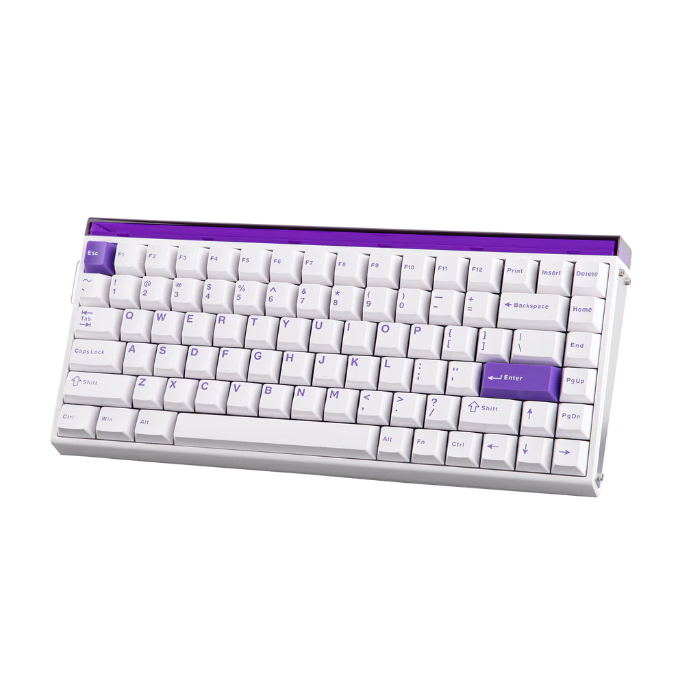 AULA 84 KEYS RGB 75% WIRED MECHANICAL GAMING KEYBOARD JADE KING MAGNETIC SWITCH PURPLE GRADIENT LIGH - Image 3