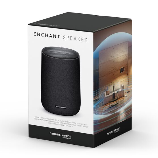 HARMAN KARDON ENCHANT COMPACT WIRELESS SPEAKER WITH DOLBY ATOMS BLACK HKENCHSPKBLKAS - Image 5