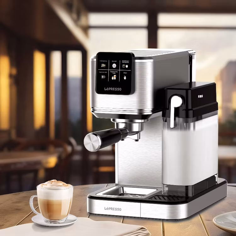 LEPRESSO LATTEO HOT COLD BREWING COFFEE MACHINE SILVER LPCFFTEM0071-SL - Image 4
