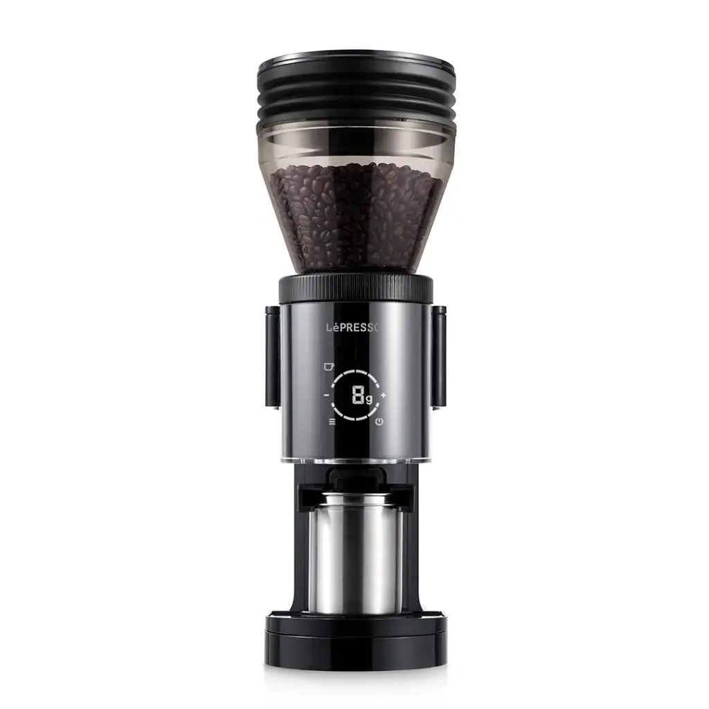 LEPRESSO GRINDEUR CONICAL BURR GRINDER BLACK LPCGHY1430BK - Image 2
