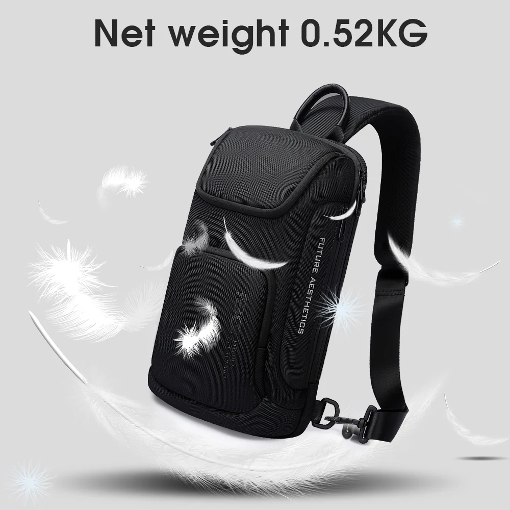 BANGE MESSENGER BAG GRAY BG-3097 - Image 4