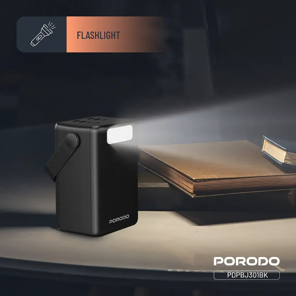 PORODO LARA 80000MAH POWER BANK PD20W BLACK PDPBJ301BK - Image 8