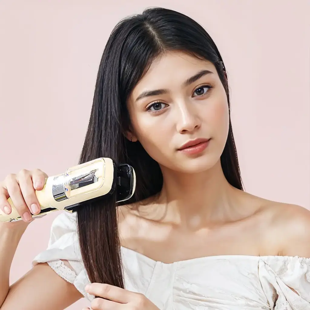PORODO LIFESTYLE 2 IN 1 SPLIT END TRIMMER HAIR STRAIGHTENER WHITE PDLFSTHSETWH - Image 4