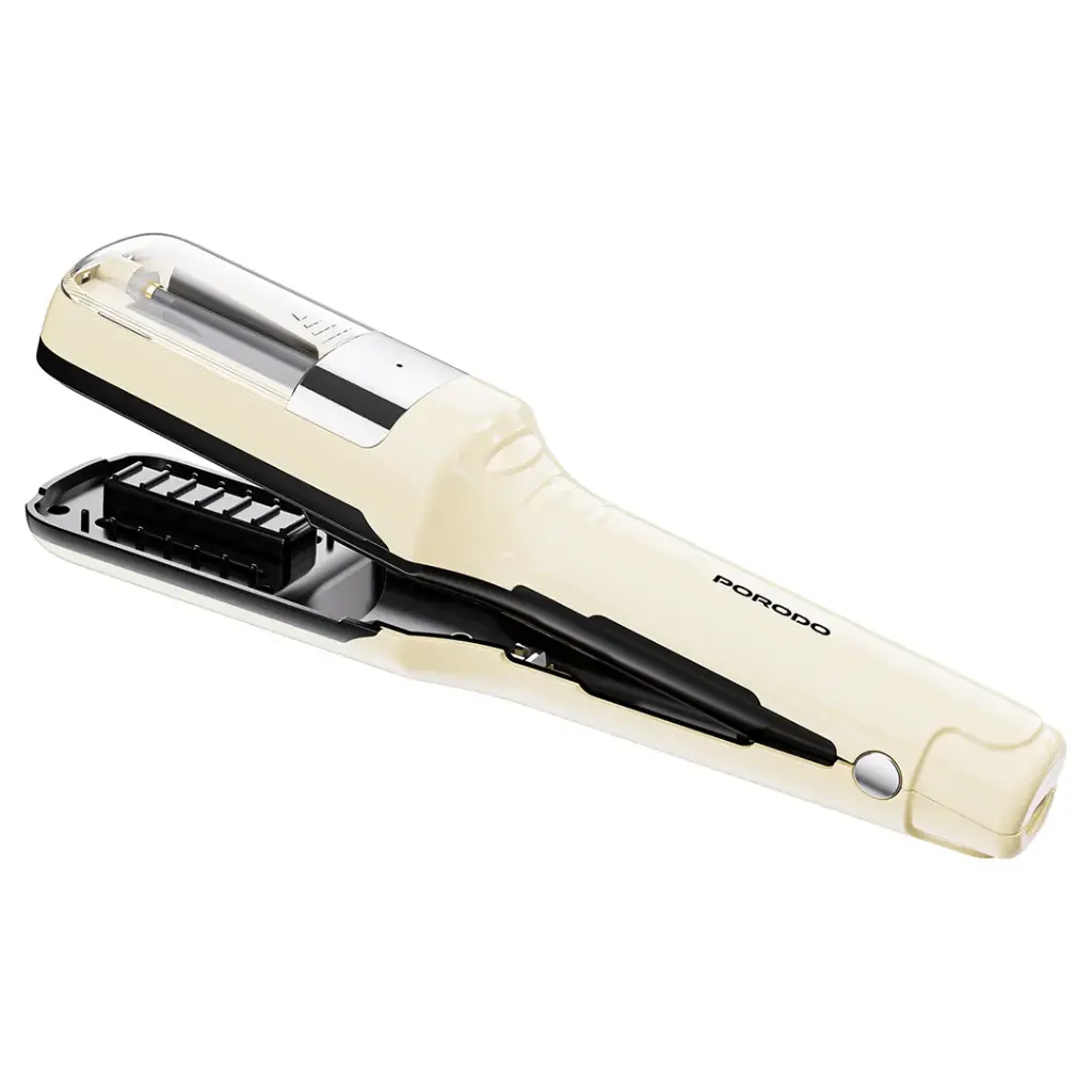 PORODO LIFESTYLE 2 IN 1 SPLIT END TRIMMER HAIR STRAIGHTENER WHITE PDLFSTHSETWH - Image 2