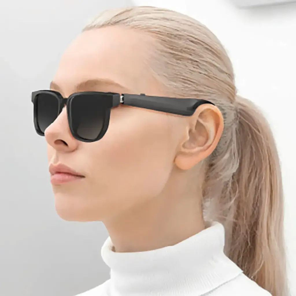 PORODO LIFESTYLE VISTAX INTELLIGENT AUDIO EYEWEAR BLACK PDSGUVP103BK - Image 3