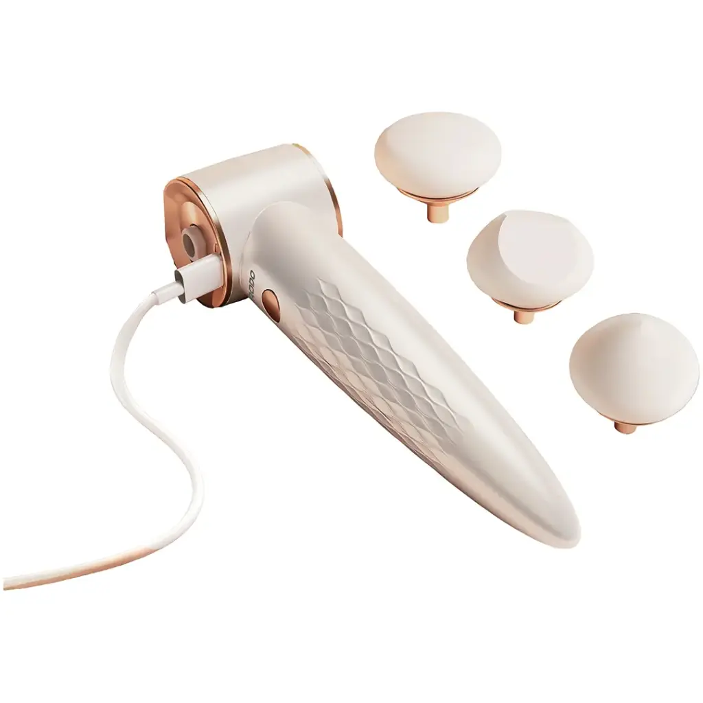 PORODO MAGNETIC DUAL HEAD ELECTRIC BEAUTY BLENDER BEIGE PDLFSTXYM01BG - Image 2