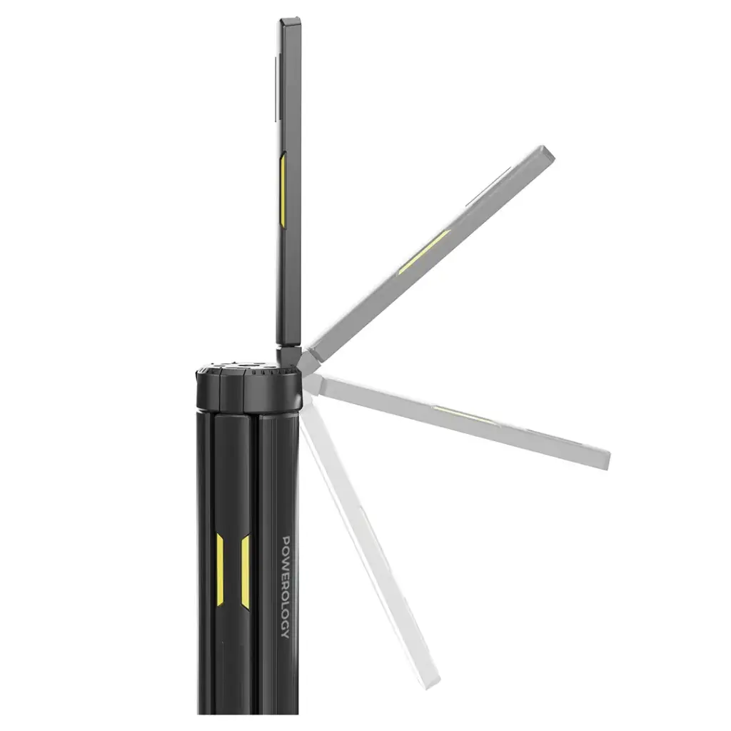 POWEROLOGY LUNTRA 15600MAH FOLDABLE CAMPING LIGHT BLACK PPBCHA116BK - Image 4