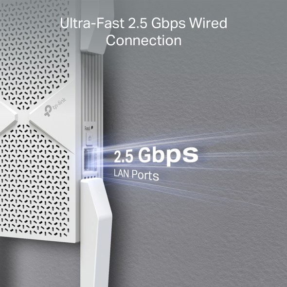 TP-LINK BE11000 TRI BAND WIFI 7 RANGE EXTENDER RE655BE - Image 6