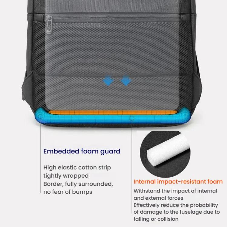 BANGE BACKPACK BLUE BG-3057 - Image 5