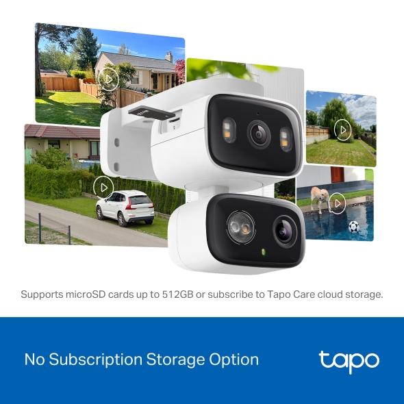 TPLINK TAPO INDOOR /OUTDOOR DUAL LENS PAN TILT SECURITY CAMERA TAPO C246D - Image 9