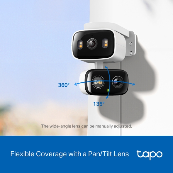 TPLINK TAPO INDOOR /OUTDOOR DUAL LENS PAN TILT SECURITY CAMERA TAPO C246D - Image 11