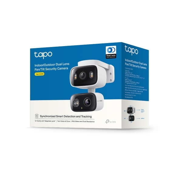 TPLINK TAPO INDOOR /OUTDOOR DUAL LENS PAN TILT SECURITY CAMERA TAPO C246D - Image 12