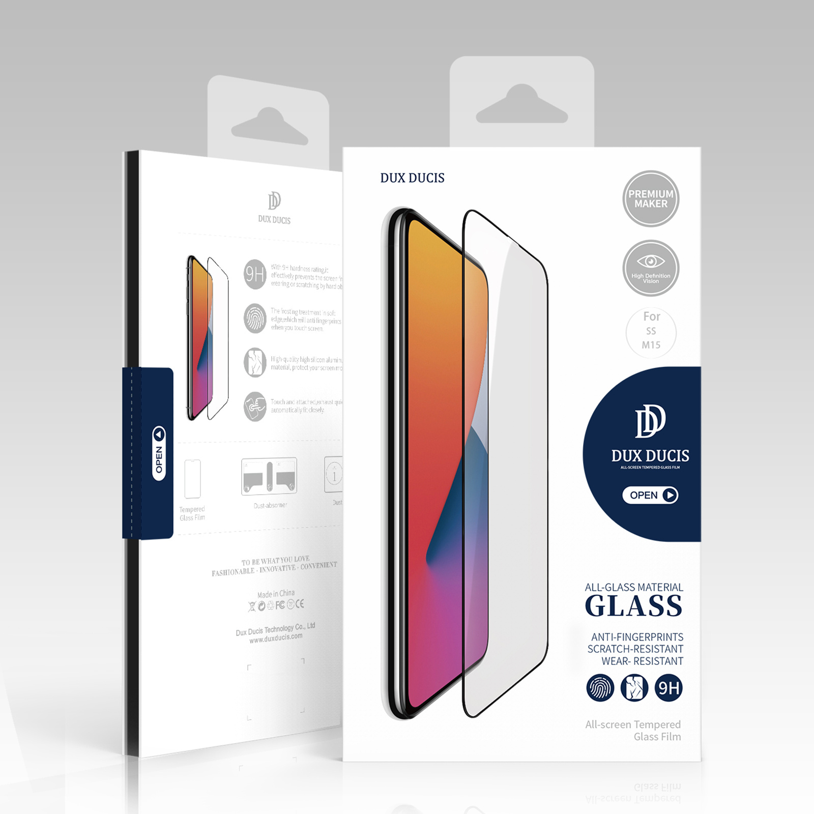 DUXDUCIS SAMSUNG A15/M15 GLASS SCREEN PROTECTOR BLACK - Image 4