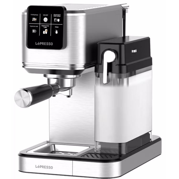 LEPRESSO LATTEO HOT COLD BREWING COFFEE MACHINE SILVER LPCFFTEM0071-SL - Image 2