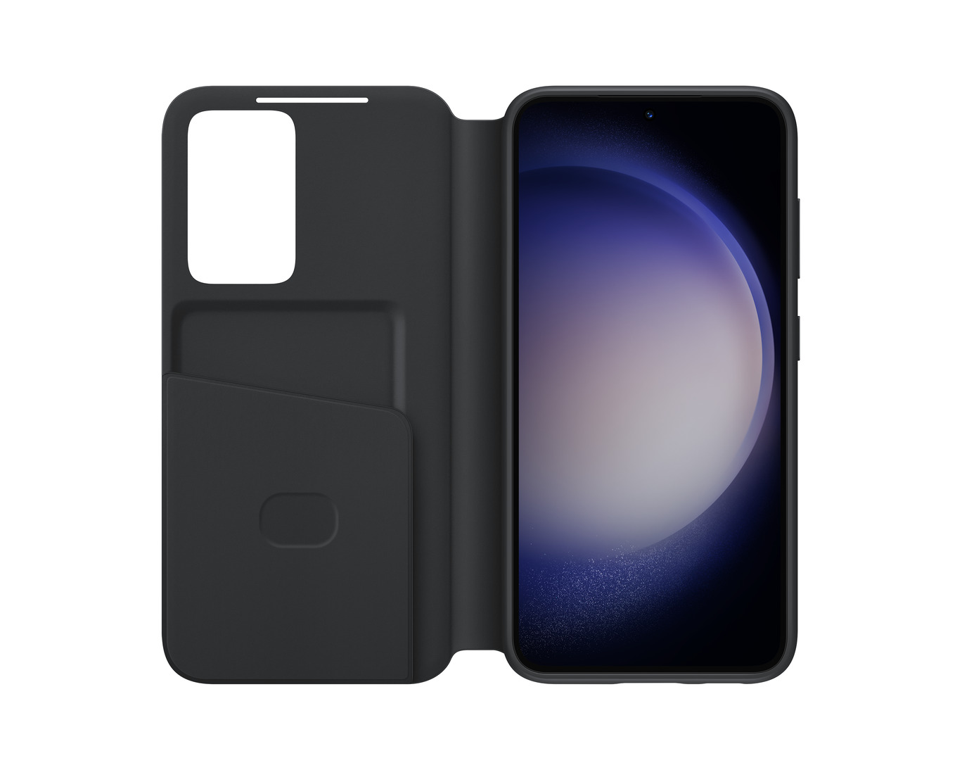 SAMSUNG GALAXY S23 SMART VIEW WALLET CASE BLACK EF-ZS911CBEGWW - Image 3