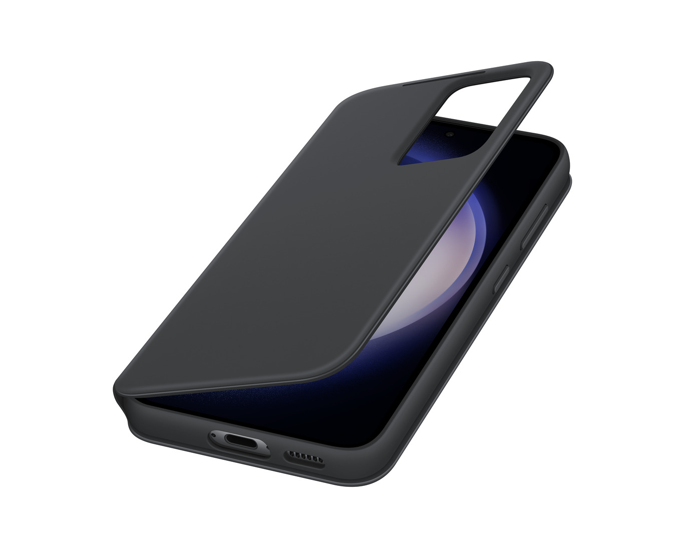 SAMSUNG GALAXY S23 SMART VIEW WALLET CASE BLACK EF-ZS911CBEGWW - Image 4
