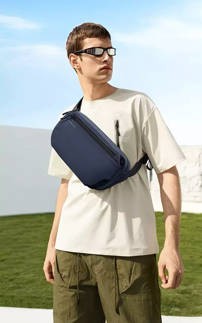 BANGE MESSENGER BAG BLUE BG-7851 - Image 2