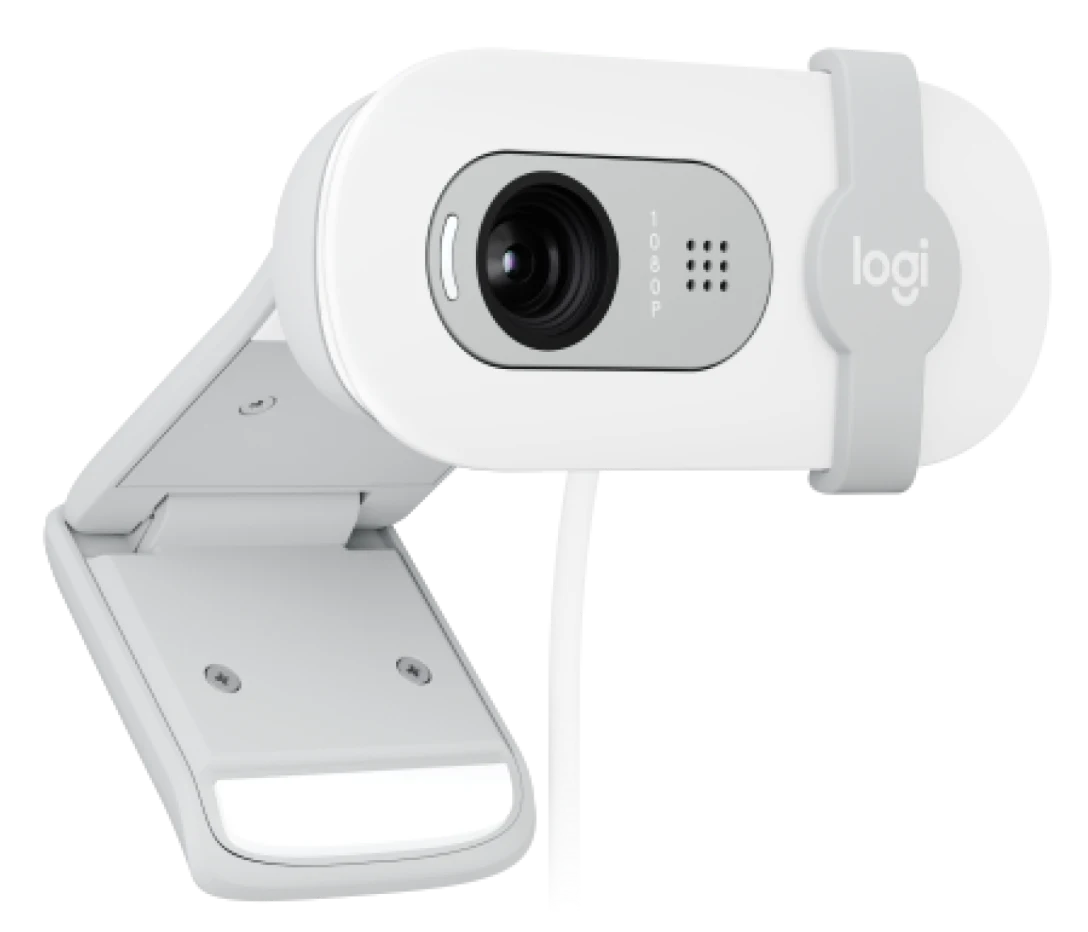 LOGITECH BRIO 100 FULL HD 1080P WEBCAM WHITE 960-001617 - Image 3