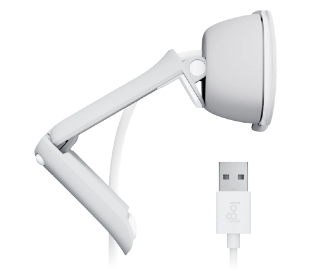 LOGITECH BRIO 100 FULL HD 1080P WEBCAM WHITE 960-001617 - Image 6