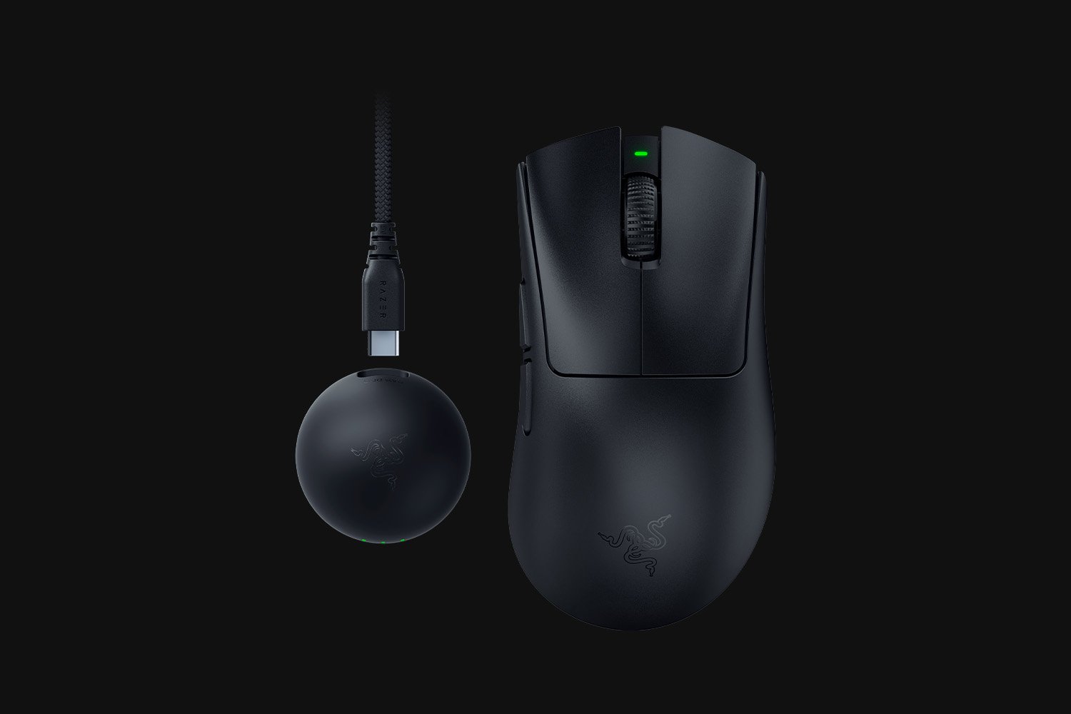 RAZER DEATHADDER V4 PRO ULTRA LIGHTWEIGHT WIRELESS ERGONOMIC GAMING MOUSE BLACK RZ01-05330100-R3G1 - Image 7