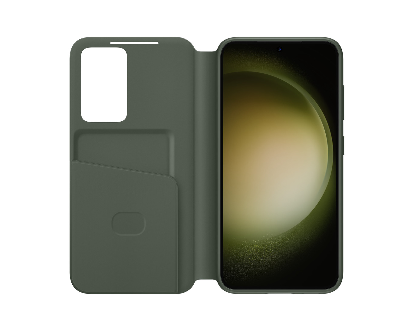 SAMSUNG GALAXY S23 SMART VIEW WALLET CASE GREEN EF-ZS911CGEGWW - Image 2