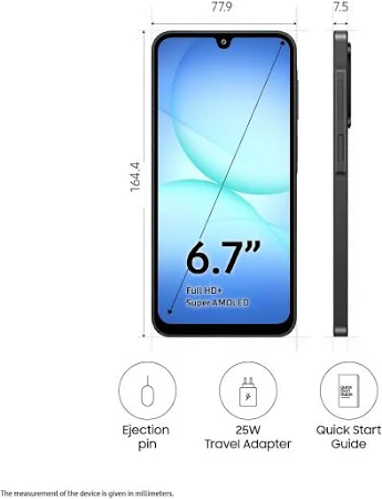 SAMSUNG GALAXY A17 4G 6+128GB BLACK SM-A175F/DS - Image 12