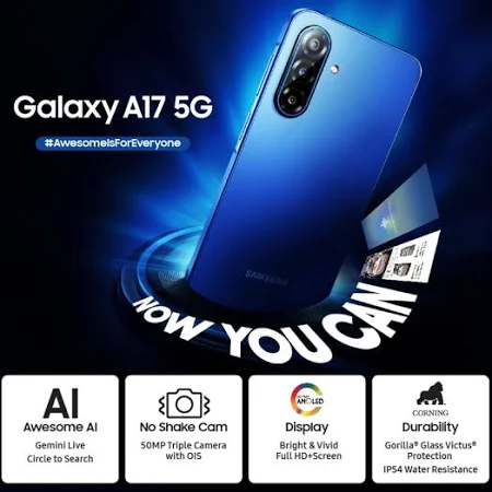 SAMSUNG GALAXY A17 4G 6+128GB BLACK SM-A175F/DS - Image 2