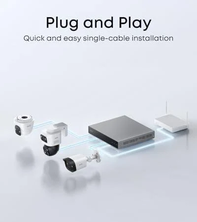 EUFY POE CAM E40 BULLET CAM 4K SECURITY WHITE T8P00321 - Image 9