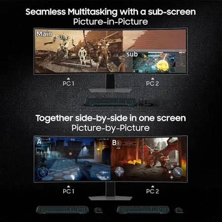 SAMSUNG G9 G952 49 INCH ODYSSEY OLED SMART DUAL QHD 240HZ 0.03MS GAMING MONITOR LS49DG952SMXUE - Image 11