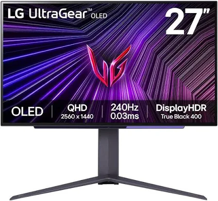 LG GAMING MONITOR 27 INCH ULTRA GEAR OLED QHD WITH 240HZ 0.03MS 27GS95QE-B.AMA - Image 3