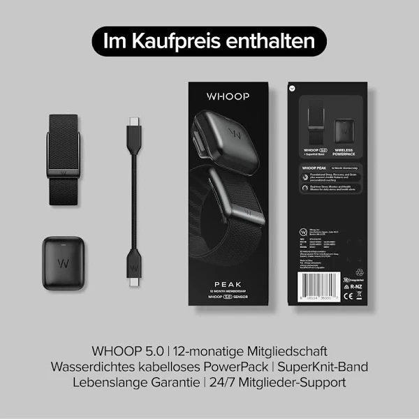 WHOOP 5.0 BREATHABLE MAGNETIC WRIST BAND STRAP BLACK - Image 4