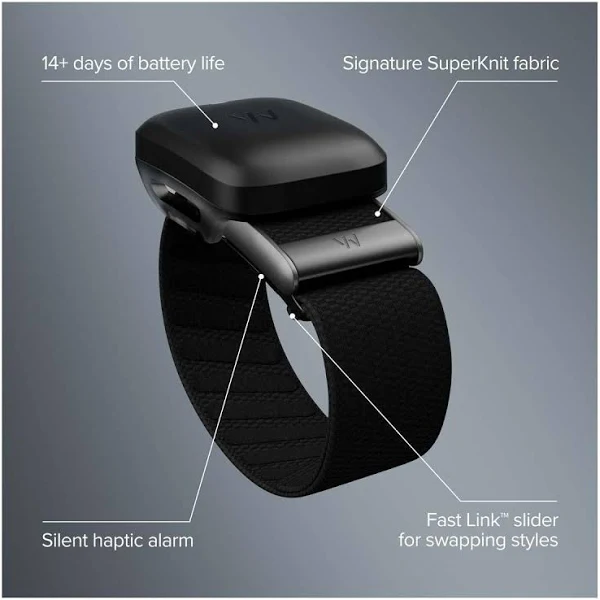 WHOOP 5.0 BREATHABLE MAGNETIC WRIST BAND STRAP BLACK - Image 3