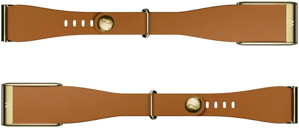 WHOOP 5.0 LEATHER WRISTBAND STRAP BROWN - Image 3