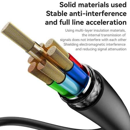 YESIDO 4K 30HZ HDMI TO HDMI CABLE 1.8M BLACK HM16 - Image 6