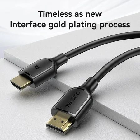 YESIDO 4K 30HZ HDMI TO HDMI CABLE 1.8M BLACK HM16 - Image 5
