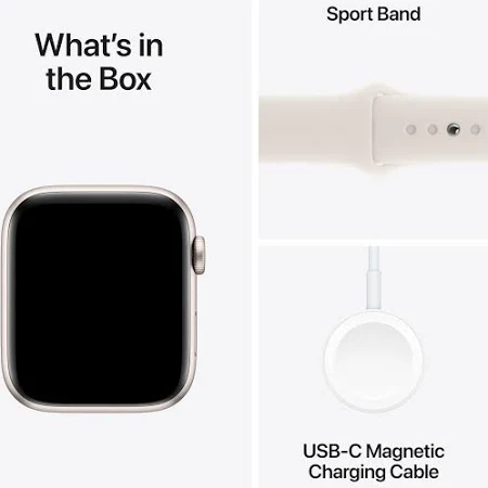 APPLE WATCH SERIES 11 GPS 42MM 2025 SILVER ALUMINIUM CASE WITH STARLIGHT SPORT BAND S/M MEW34 - Image 5