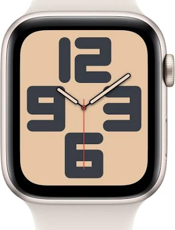 APPLE WATCH SERIES 11 GPS 42MM 2025 SILVER ALUMINIUM CASE WITH STARLIGHT SPORT BAND S/M MEW34 - Image 2
