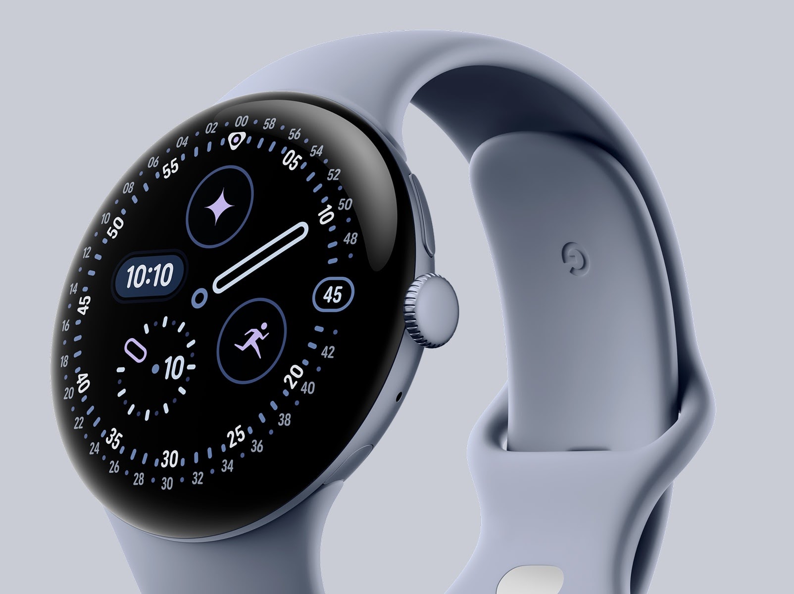GOOGLE PIXEL WATCH 4 45MM WIFI WITH MOONSTONE ACTIVE BAND SATIN MOONSTONE - Image 3