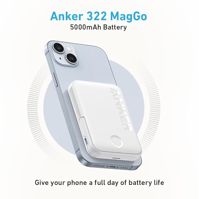 ANKER MAGGO 5000MAH 7.5W POWERBANK WHITE A1618H21 - Image 4
