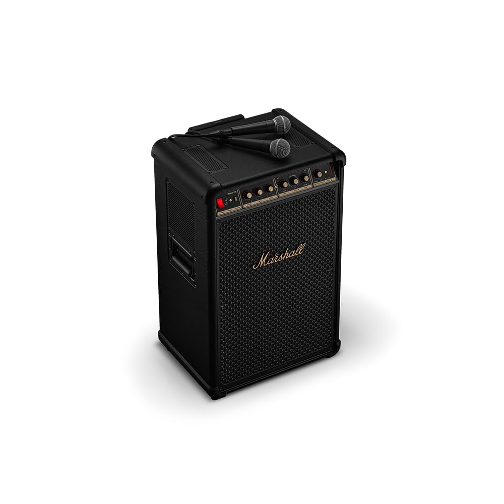 MARSHALL BROMLEY 750 PARTY SPEAKER BLACK AND BRASS - Image 3