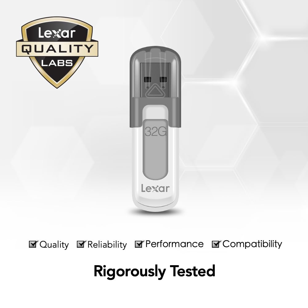 LEXAR JUMPDRIVE 32GB USB 3.2 SPEED UP TO 100 MB/S FLASH DRIVE V100 LJDV100-32GABGY - Image 6