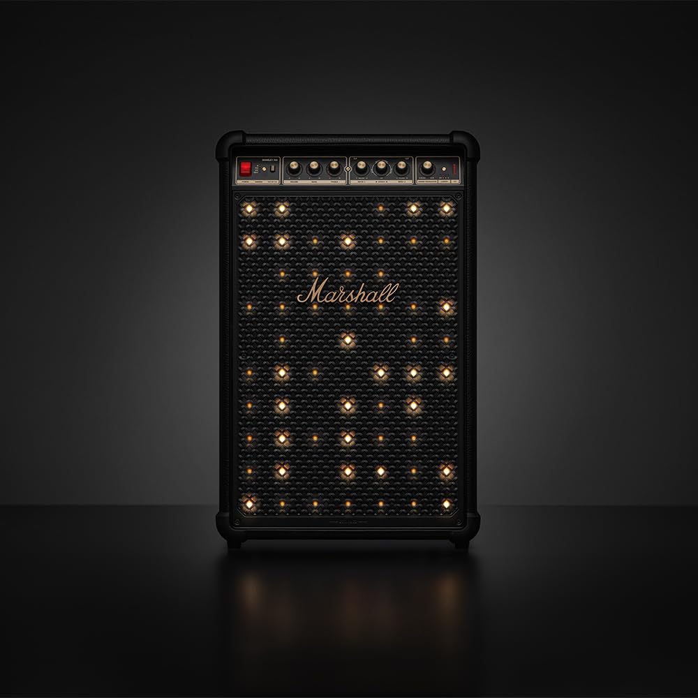 MARSHALL BROMLEY 750 PARTY SPEAKER BLACK AND BRASS - Image 4